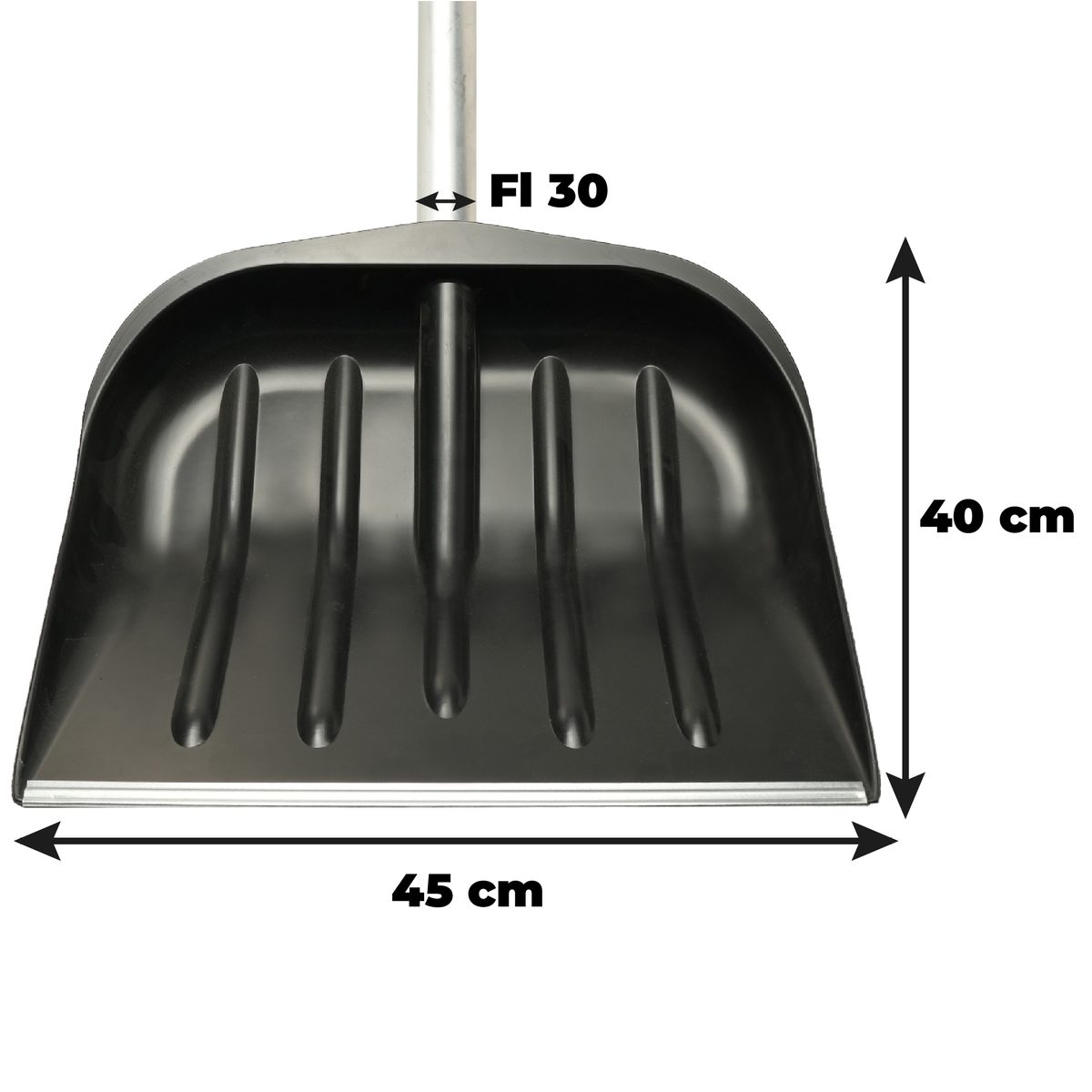 Łopata do śniegu – trzonek aluminiowy (prosty)