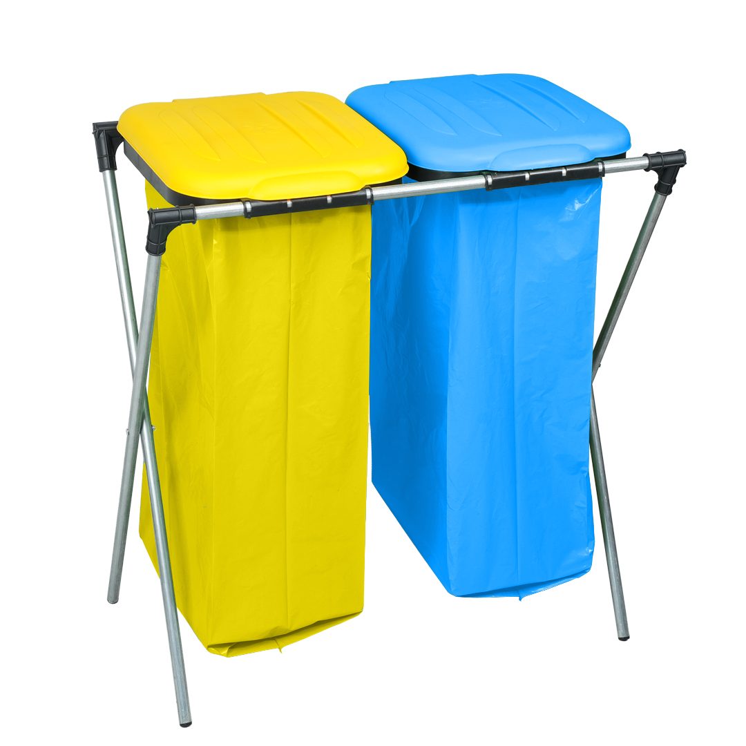 Stojak do segregacji – 2 komory (2 × 120 L)